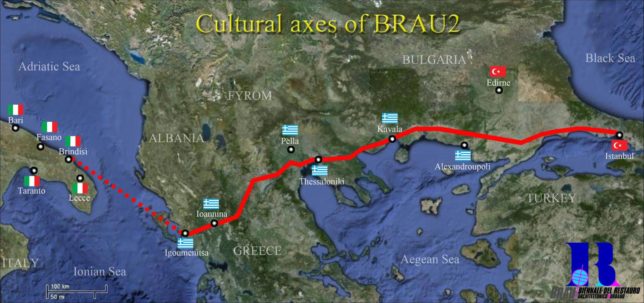 Map of BRAU2 cultural axis.