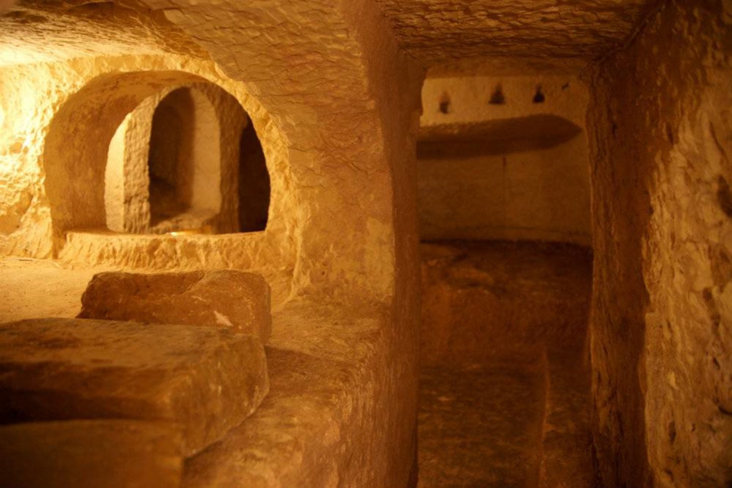 Malta, Catacombs of San Paolo.
