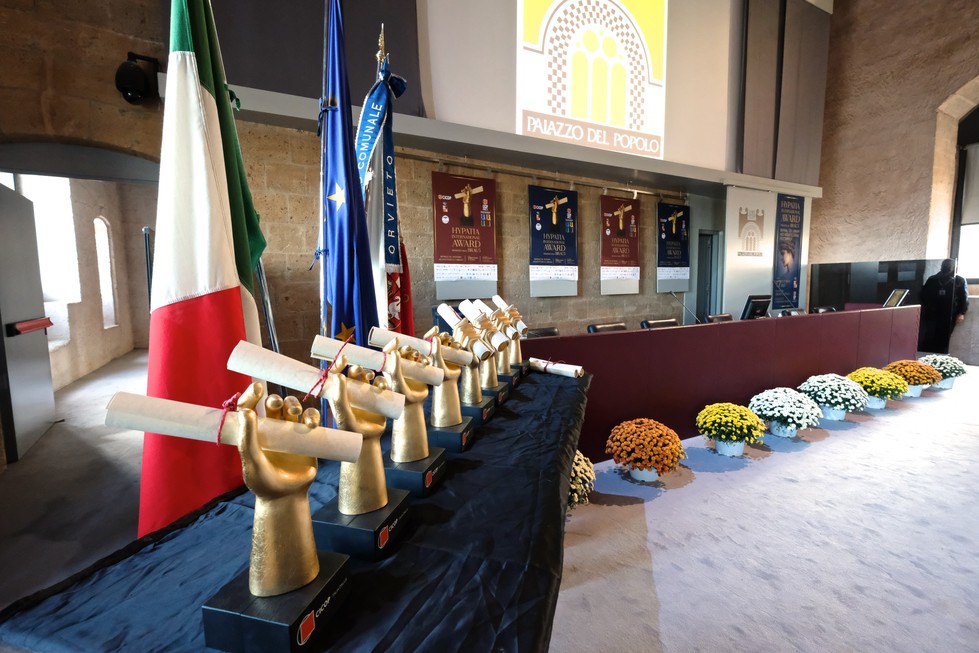 Hypatia Award Ceremony, Orvieto (Italy), October 17, 2021.